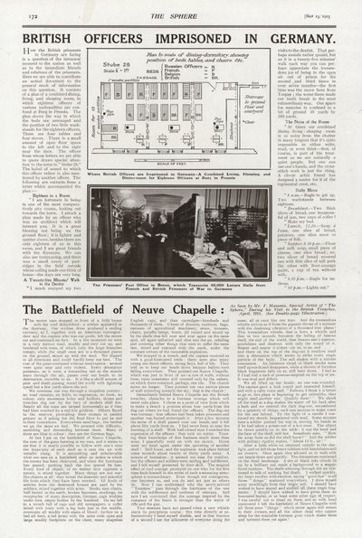 Pagina uit The Sphere, 15 mei 1915 door English School
