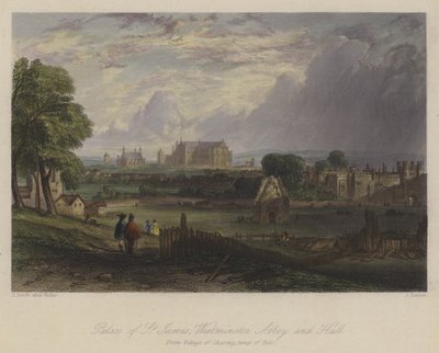 Paleis van St. James, Westminster Abbey en Hall, Londen door English School