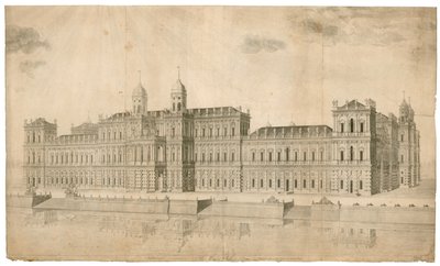 Paleis van Whitehall door English School