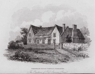 Pastoriehuis, Coxwold, Yorkshire, de residentie van dominee Laurence Sterne door English School