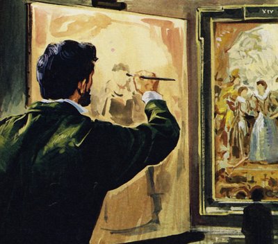 Paul Cézanne bestudeerde en kopieerde zelfs de werken van Rubens in het Louvre Museum door English School