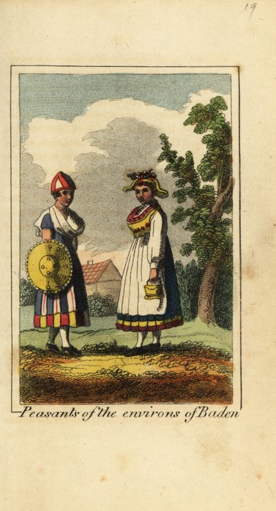 Boerinnen uit de omgeving van Baden, Duitsland door English School