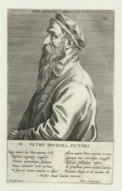 Peter Bruegel, schilder door English School