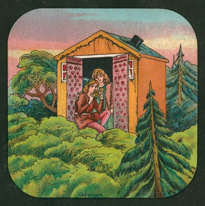 Peter Pan, lantaarnplaatje, ca. 1910 door English School