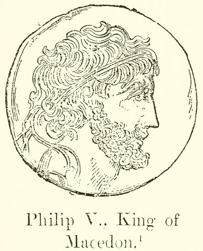 Philip V, Koning van Macedonië door English School