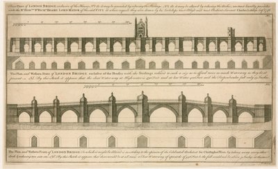 Plannen voor de nieuwe London Bridge door English School