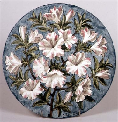 Bord met azalea