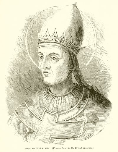 Paus Gregorius VII door English School
