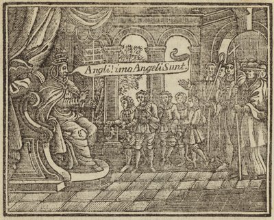 Paus Gregorius en de Angeli: Gregorius de Grote ontmoet Angelsaksische jongeren op een slavenmarkt door English School