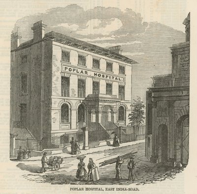 Poplar Ziekenhuis, East India Road, Londen door English School