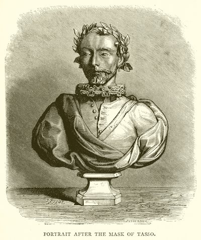 Portret naar het Masker van Tasso door English School