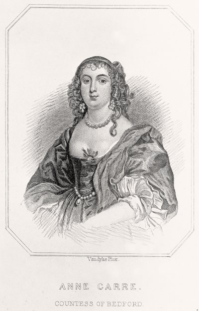 Portret van Anne Carre, Gravin van Bedford, 1835 door English School