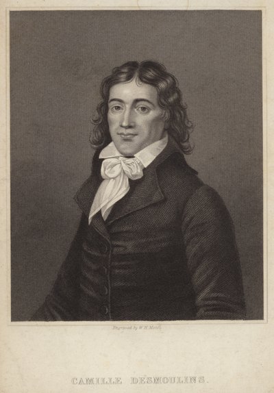 Portret van Camille Desmoulins door English School