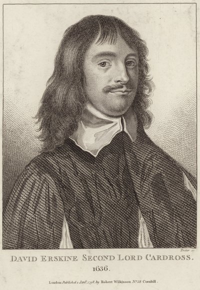 Portret van David Erskine, Tweede Heer van Cardross door English School