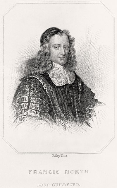 Portret van Francis North, Lord Guildford door English School