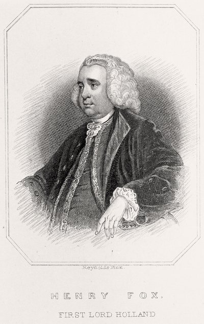 Portret van Henry Fox, 1e Lord Holland door English School