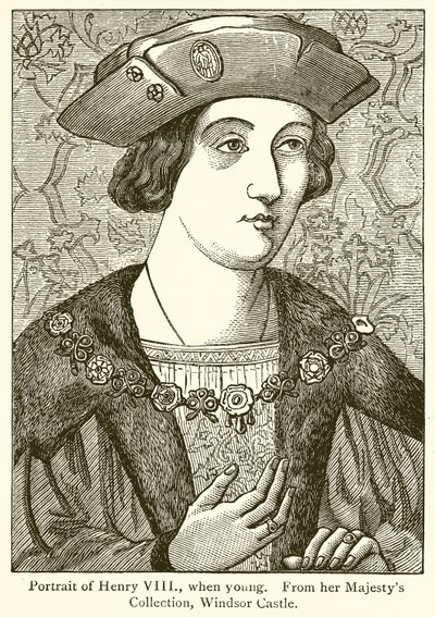 Portret van Hendrik VIII, toen Jong door English School
