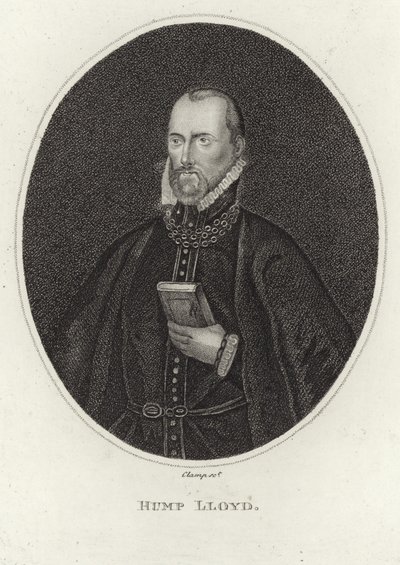 Portret van Humphrey Lloyd door English School