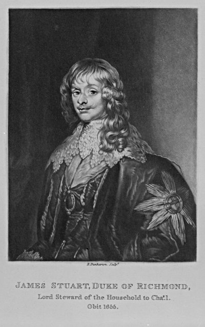 Portret van James, 1e hertog van Richmond, uit 