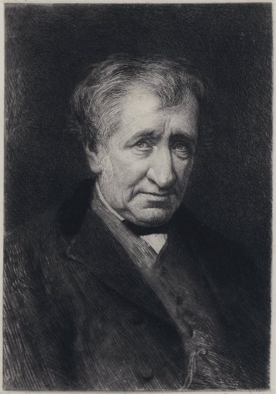 Portret van James Nasmyth, ingenieur door English School