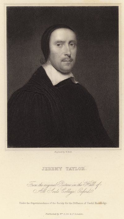 Portret van Jeremy Taylor door English School