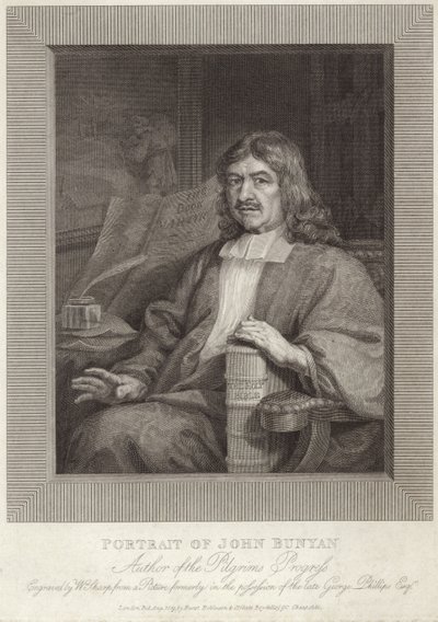Portret van John Bunyan door English School