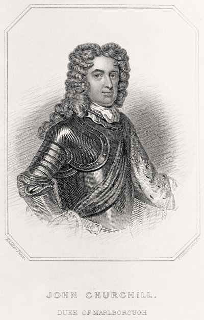 Portret van John Churchill, Hertog van Marlborough door English School
