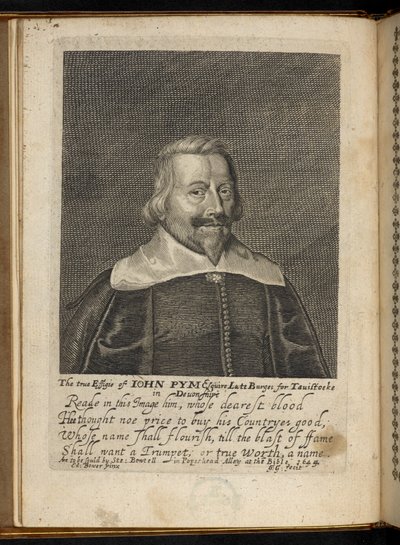 Portret van John Pym, uit 