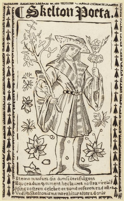 Portret van John Skelton door English School