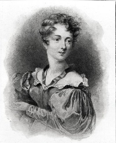 Portret van Lady Caroline Lamb door English School