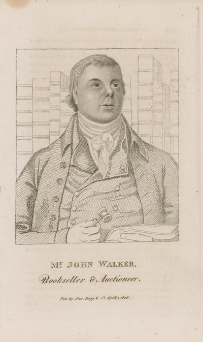 Portret van Mr John Walker door English School