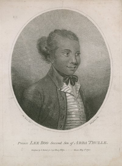 Portret van prins Lee Boo van Palau door English School