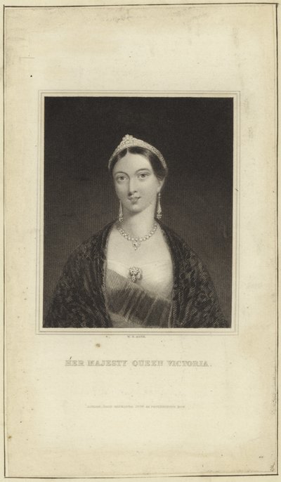Portret van Koningin Victoria door English School