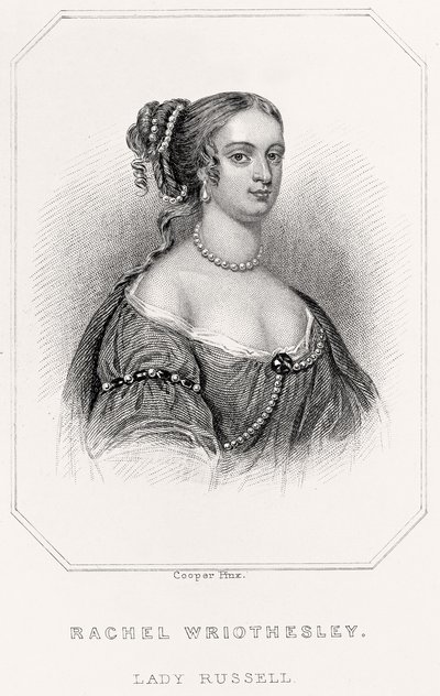 Portret van Rachel Wriothesley, Lady Russell, 1835 door English School
