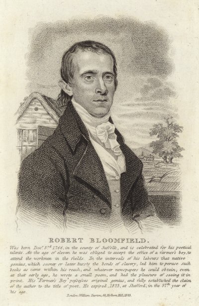 Portret van Robert Bloomfield door English School