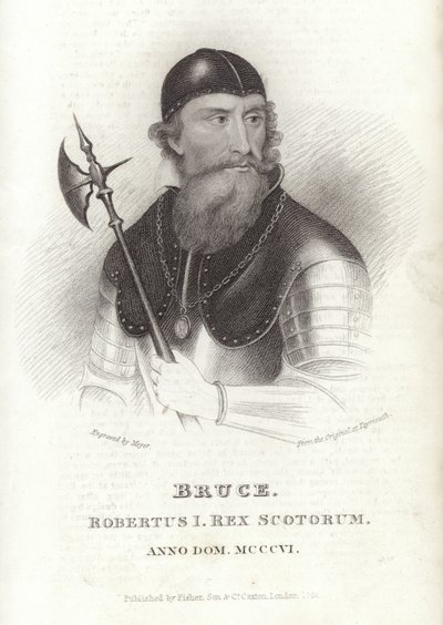 Portret van Robert the Bruce door English School