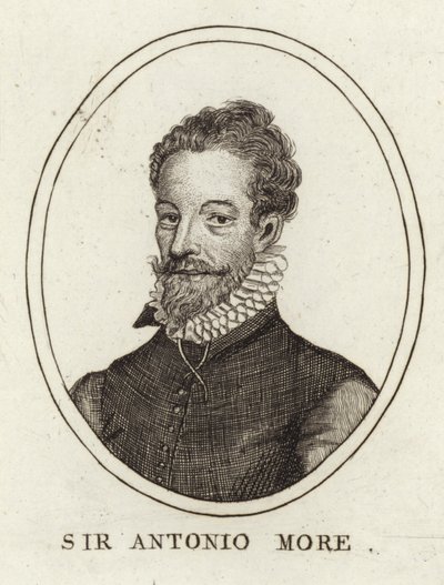 Portret van Sir Antonis Mor door English School