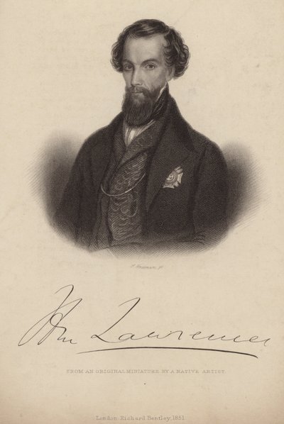 Portret van Sir Henry Lawrence door English School