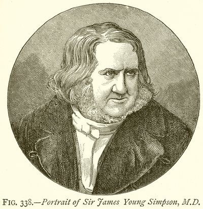 Portret van Sir James Young Simpson door English School