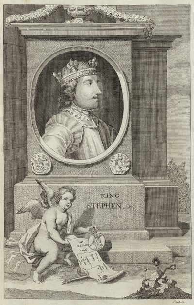 Portret van Stefanus van Engeland door English School