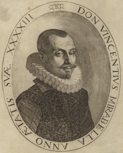 Portret van Vincenzo Mirabella door English School