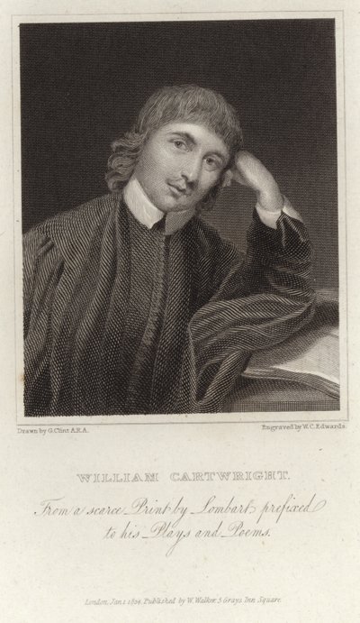 Portret van William Cartwright door English School