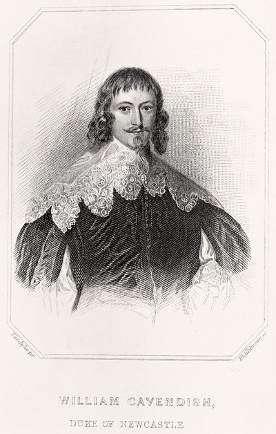 Portret van William Cavendish, Hertog van Newcastle, 1835 door English School