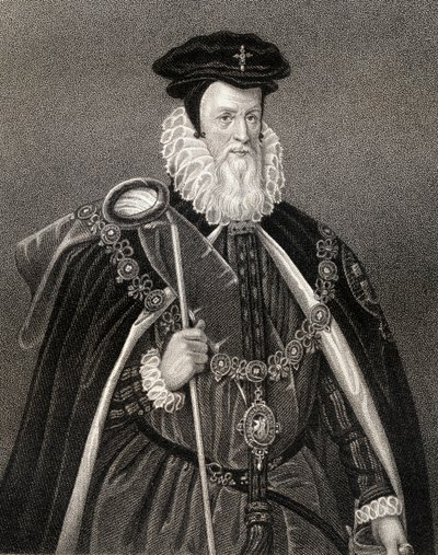 Portret van William Cecil, Lord Burghley, uit 