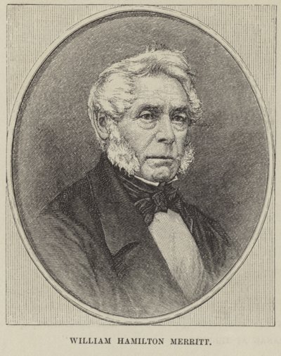 Portret van William Hamilton Merritt door English School