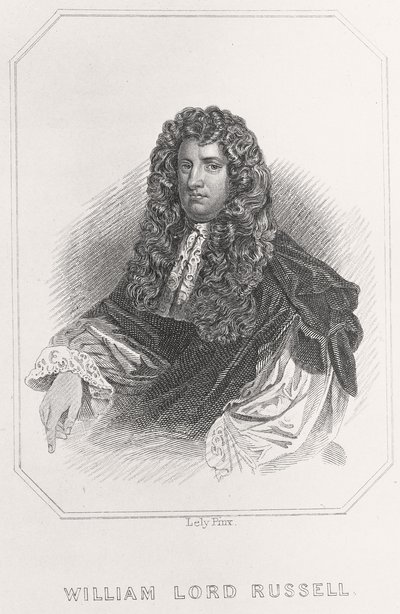 Portret van William Lord Russell, 1835 door English School