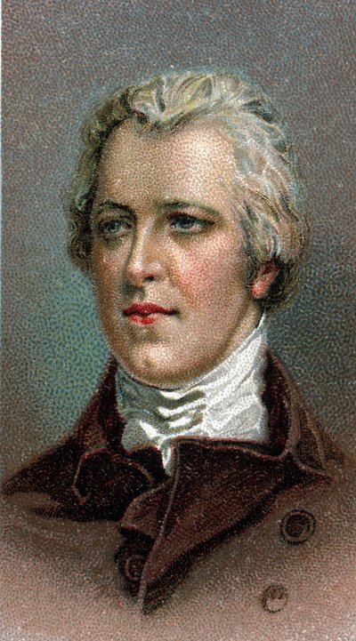 Portret van William Pitt de Jongere (1759-1806) - Uit de serie Leaders of Men. door English School
