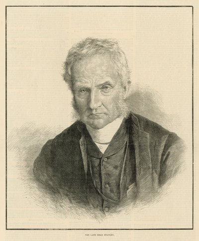 Portret van wijlen Dean Stanley door English School