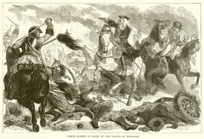 Prins Eugenius van Savoye bij de inname van Belgrado door English School