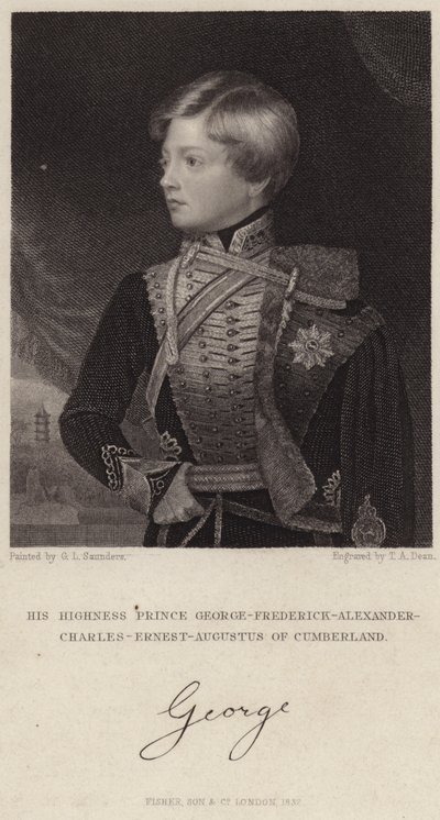 Prins George-Frederik-Alexander-Karel-Ernst-Augustus van Cumberland door English School